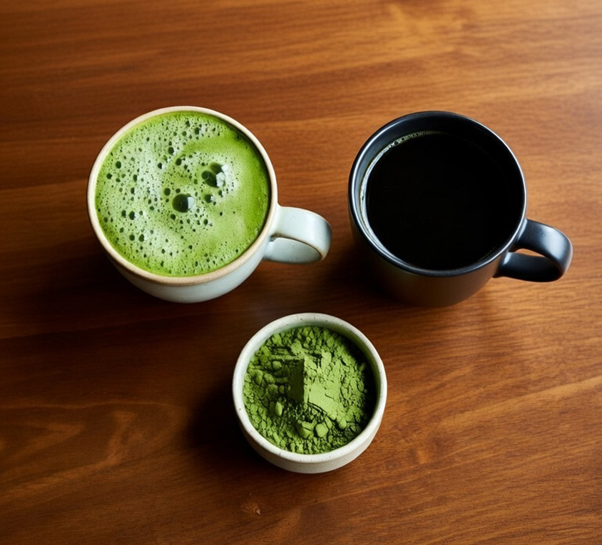 matcha vs kawa porównanie kofeiny energia z matchy a kawa